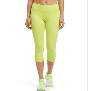 Athleta Stride Ahoy Cropped Length‎ Workout Pants Capri Leggings Size L